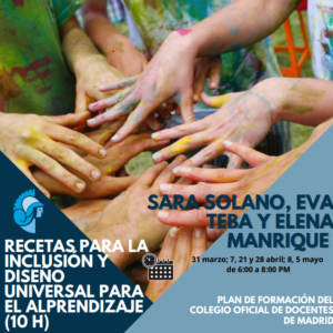 Recetas para la inclusión y diseño universal para el aprendizaje