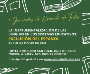 I Jornadas de Escuela de Todos con Victoria Hortelano