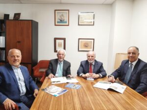 Reunión con representantes de la patronal FACEPM