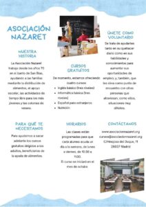Voluntariado Asociación Nazaret