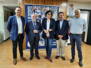 Recibimos a la presidenta y al secretario del Consejo Escolar de la Comunidad de Madrid