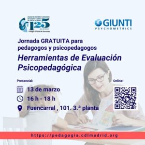 Organizamos una Jornada gratuita sobre herramientas de evaluación psicopedagógica