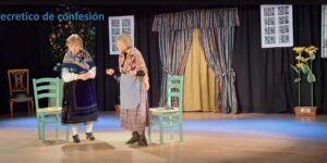 La obra «El humor de los Quintero», a cargo del Grupo de Teatro del Colegio