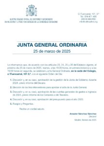 Junta General Ordinaria