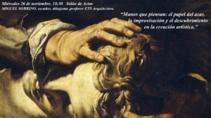 Nueva conferencia: «Manos que piensan: el papel del azar, la improvisación y el descubrimiento en la creación artística»
